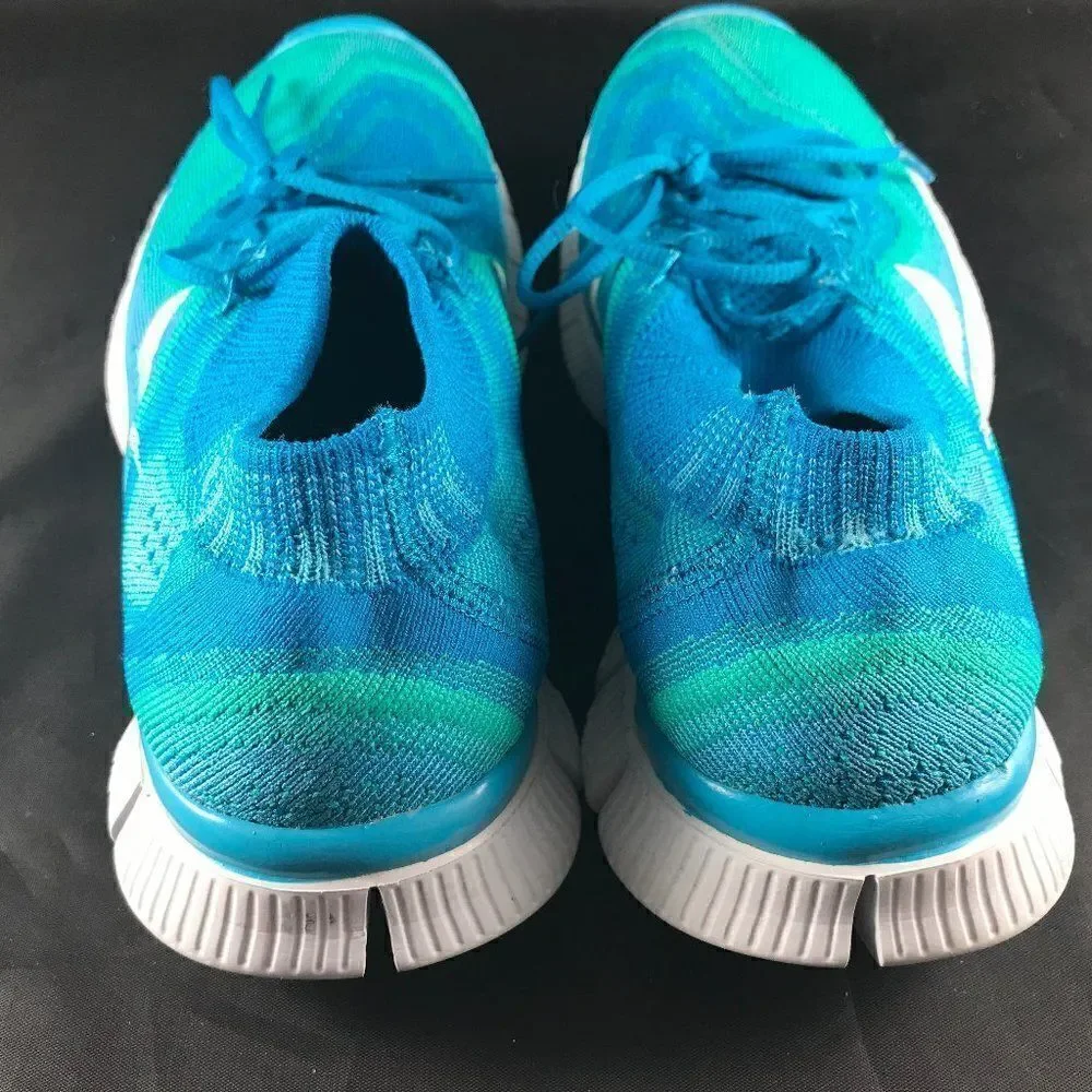 Nike Flyknit Free 5.0 chlorine blue teal 8 us 39